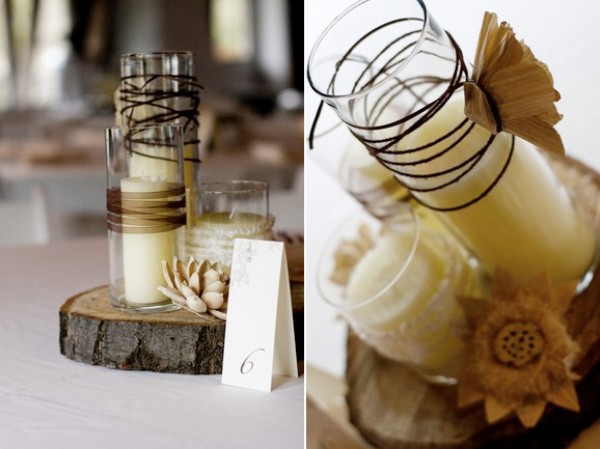 country wedding centerpieces for spring